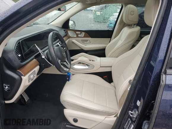 2022 Mercedes-Benz GLS 450 with VIN 4JGFF5KE3NA801422, listed as a Copart auction lot 56719855 with 54,072 mi miles and Salvage title. Bid and sale history available at DreamBid. Image 7.