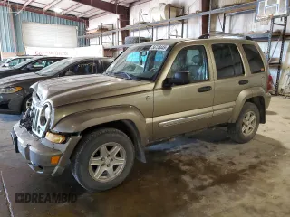 2006 Jeep Liberty Limited with VIN 1J4GL58K26W201181, listed as a Copart auction lot 56728445 with 187,453 mi miles and Salvage title. Bid and sale history available at DreamBid. Image 1.