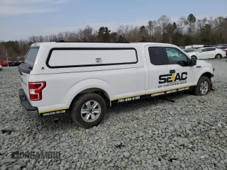 2018 Ford F-150 XL with VIN 1FTEX1CP5JKF36674, listed as a Copart auction lot 48955705 with 95,362 mi miles and Salvage Title. Bid and sale history available at carsss.com. Image 3.