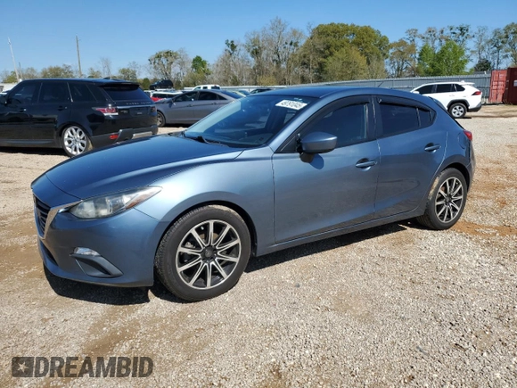 2016 Mazda 3 i Sport with VIN JM1BM1J76G1341342, listed as a Copart auction lot 49791045 with 104,072 mi miles and Salvage Title. Bid and sale history available at DreamBid. Image 1.