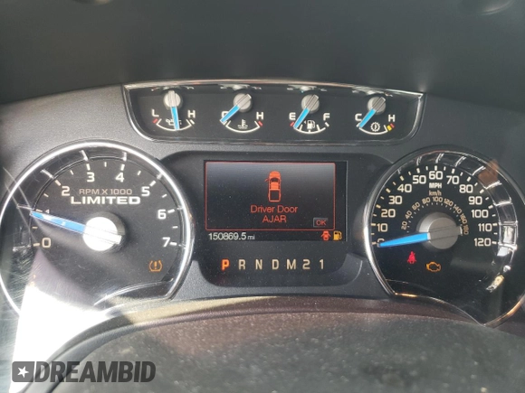 2013 Ford F-150 XL with VIN 1FTFW1ET7DFD93001, listed as a Copart auction lot 50270165 with 150,869 mi miles and Salvage Title. Bid and sale history available at carsss.com. Image 9.