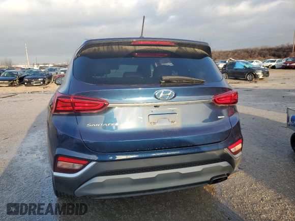 2020 Hyundai Santa Fe SE with VIN 5NMS2CAD9LH233126, listed as a Copart auction lot 70553812 with 13,788 mi miles. Bid and sale history available at carsss.com. Image 6.
