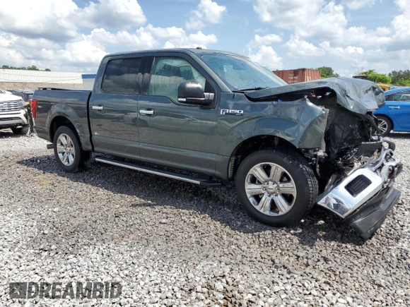 2018 Ford F-150 XL with VIN 1FTEW1CP4JKC46445, listed as a Copart auction lot 54977745 with 174,734 mi miles and Salvage title. Bid and sale history available at DreamBid. Image 4.