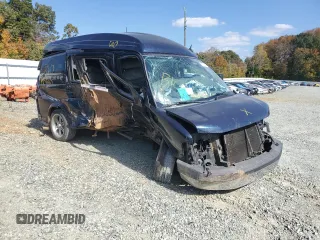 2011 GMC Savana Cargo Van YF7 Upfitter with VIN 1GDS7DC43B1111371, listed as a Copart auction lot 77086504 with 0 mi miles and Salvage Title. Bid and sale history available at carsss.com. Image 4.
