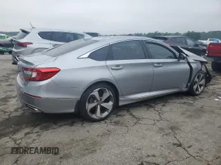 2020 Honda Accord Touring with VIN 1HGCV2F90LA031054, listed as a Copart auction lot 55806185 with 76,678 mi miles and Salvage title. Bid and sale history available at DreamBid. Image 3.