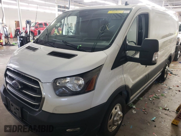 2020 Ford Transit Cargo with VIN 1FTBR2YG0LKA26098, listed as a IAAI auction lot 42905476 with 99,706 mi miles and . Bid and sale history available at DreamBid. Image 4.