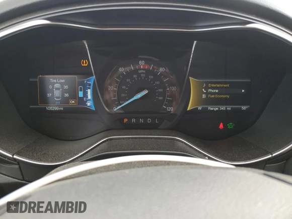 2018 Ford Fusion Hybrid Titanium with VIN 3FA6P0RU6JR177624, listed as a Copart auction lot 54309355 with 105,299 mi miles and Clean Title. Bid and sale history available at carsss.com. Image 9.