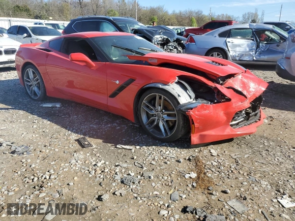 2016 Chevrolet Corvette Z51 2LT with VIN 1G1YK2D73G5107713, listed as a Copart auction lot 44082503 with 0 mi miles. Bid and sale history available at carsss.com. Image 4.
