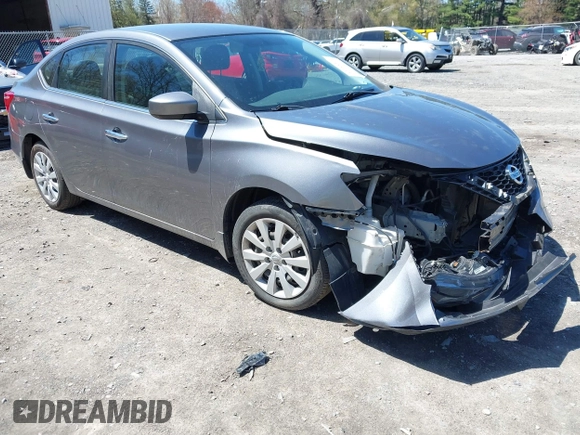2017 Nissan Sentra SV with VIN 3N1AB7AP9HY303933, listed as a IAAI auction lot 42155302 with 85,297 mi miles and . Bid and sale history available at DreamBid. Image 1.