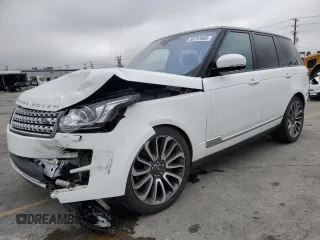 2016 Land Rover Range Rover Supercharged с VIN SALGS2EFXGA276975, выставлен на аукционе Copart как лот 59757865 с пробегом 99 807 миль миль и Списание • Salvage title. История ставок и продаж доступна на DreamBid. Изображение 1.