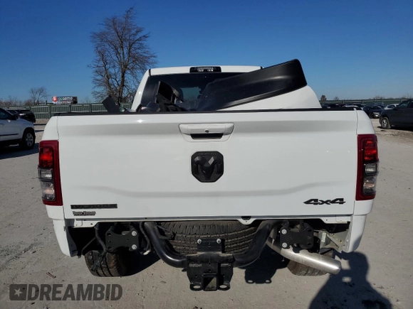 2024 Ram 2500 Big Horn with VIN 3C6UR5DL9RG270238, listed as a Copart auction lot 84895504 with 1,337 mi miles and Salvage title. Bid and sale history available at DreamBid. Image 6.