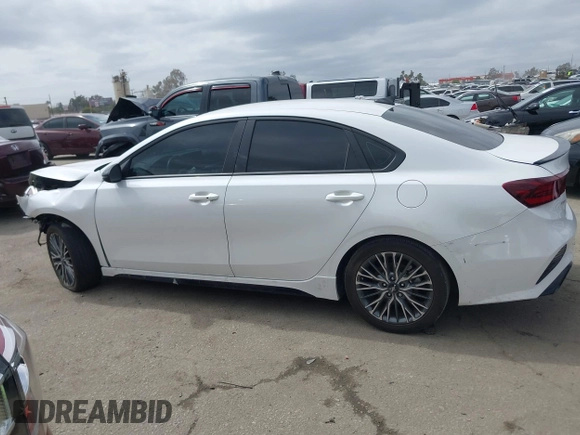 2023 Kia Forte GT-Line with VIN 3KPF54AD1PE615744, listed as a IAAI auction lot 41823114 with 22,427 mi miles. Bid and sale history available at carsss.com. Image 14.