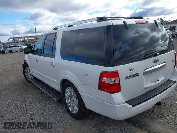 2011 Ford Expedition EL Limited with VIN 1FMJK2A59BEF05119, listed as a IAAI auction lot 40565102 with 216,751 mi miles. Bid and sale history available at carsss.com. Image 3.