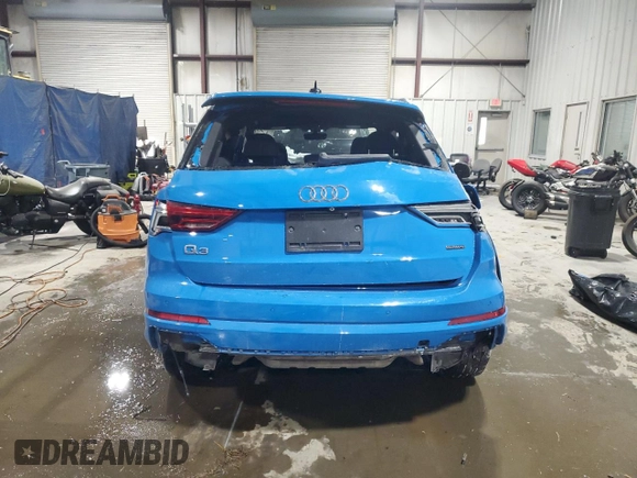 2019 Audi Q3 S line Premium Plus with VIN WA1EECF37K1067325, listed as a Copart auction lot 41913895 with 44,397 mi miles and Salvage Title. Bid and sale history available at carsss.com. Image 6.