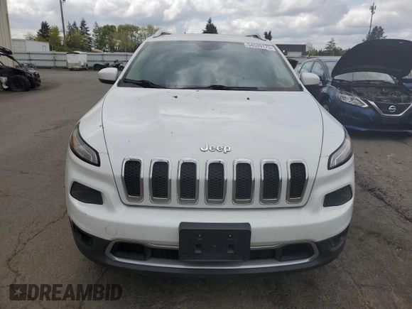 2015 Jeep Cherokee Limited with VIN 1C4PJMDS3FW556453, listed as a Copart auction lot 54539175 with 105,156 mi miles and Clean Title. Bid and sale history available at carsss.com. Image 5.