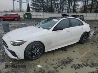 2023 Mercedes-Benz C 300 with VIN W1KAF4HB2PR079084, listed as a Copart auction lot 44204085 with 20,538 mi miles and Salvage Title. Bid and sale history available at DreamBid. Image 1.