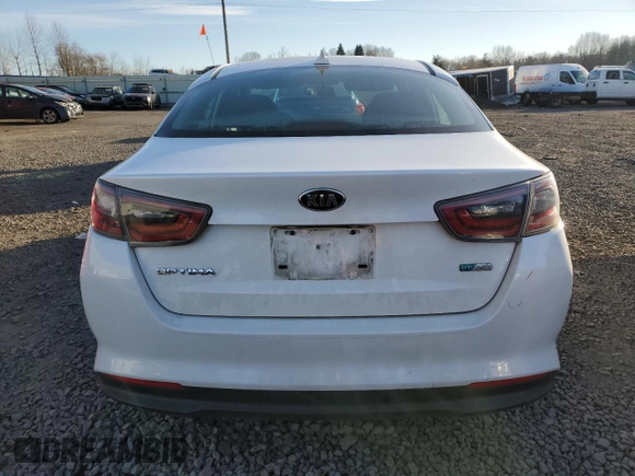 2016 Kia Optima Hybrid with VIN KNAGM4AD1G5096498, listed as a Copart auction lot 88903695 with 98,020 mi miles and Salvage Title. Bid and sale history available at carsss.com. Image 6.