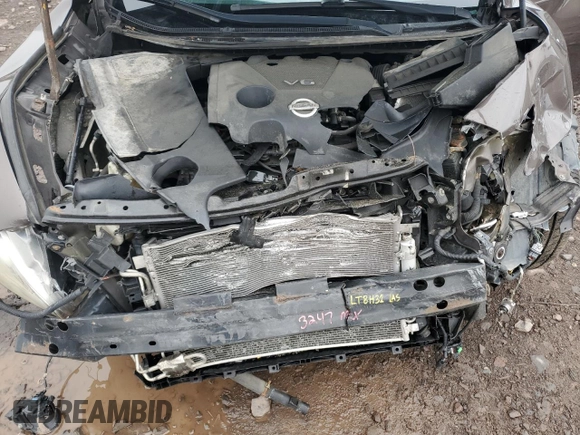 2014 Nissan Maxima SV z VIN 1N4AA5AP6EC439208, wystawiony jako Copart lot #55628955 z przebiegiem 167 773 mil mil oraz Szkoda całkowita • Salvage title. Historia ofert i sprzedaży dostępna na DreamBid. Obrazek 11.