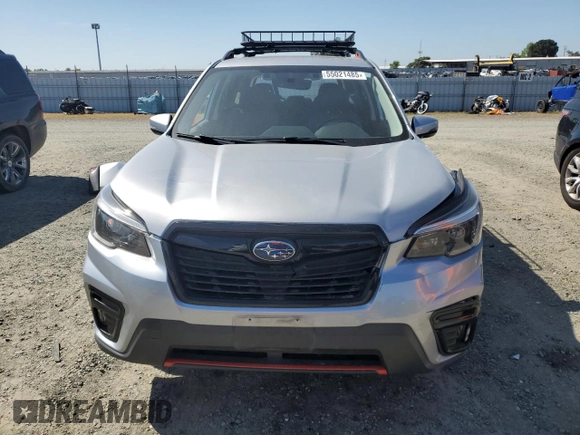 2021 Subaru Forester Special Sports with VIN JF2SKARC0MH437625, listed as a Copart auction lot 55021485 with 58,930 mi miles and Salvage title. Bid and sale history available at DreamBid. Image 5.