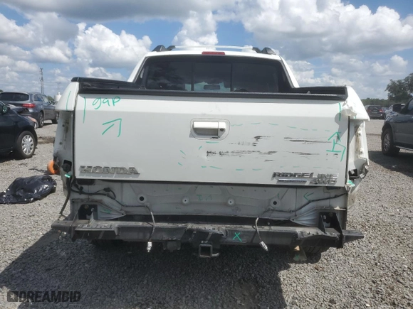 2014 Honda Ridgeline SE with VIN 5FPYK1F61EB013239, listed as a Copart auction lot 72755774 with 133,114 mi miles and Salvage Title. Bid and sale history available at carsss.com. Image 6.