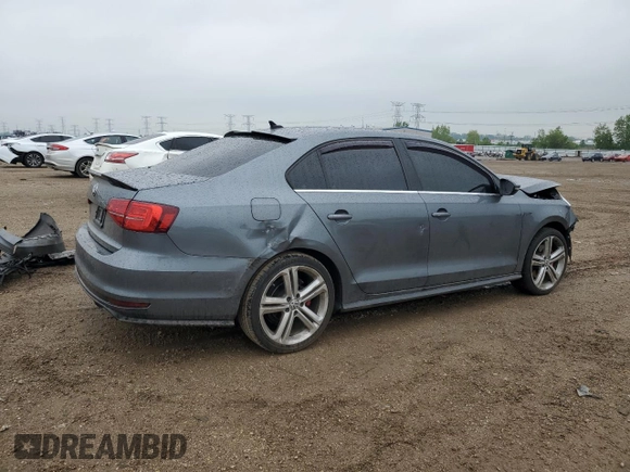 2017 Volkswagen Jetta GLI with VIN 3VW4T7AJ9HM220932, listed as a Copart auction lot 57785105 with 106,123 mi miles and Salvage title. Bid and sale history available at DreamBid. Image 3.