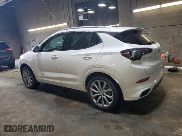 2024 Buick Encore GX Avenir with VIN KL4AMGSL5RB005019, listed as a Copart auction lot 58212105 with 9,430 mi miles and Salvage title. Bid and sale history available at DreamBid. Image 2.