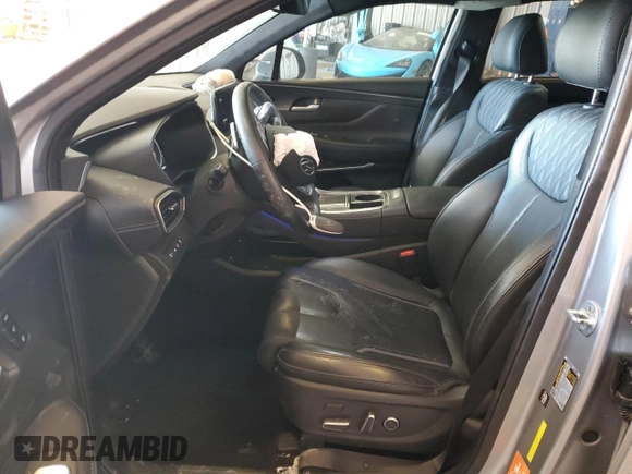 2021 Hyundai Santa Fe Calligraphy with VIN 5NMS5DAL0MH364340, listed as a Copart auction lot 44924695 with 48,324 mi miles and Salvage title. Bid and sale history available at DreamBid. Image 7.