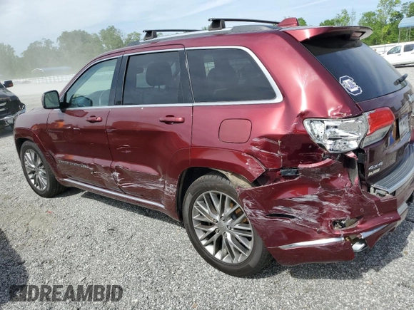 2017 Jeep Grand Cherokee Summit with VIN 1C4RJFJT8HC723895, listed as a Copart auction lot 53960565 with 115,252 mi miles and Salvage title. Bid and sale history available at DreamBid. Image 2.