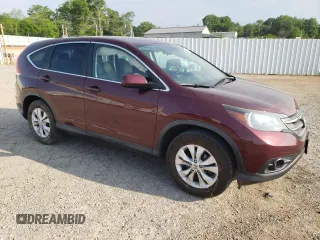2014 Honda CR-V EX with VIN 5J6RM4H58EL069733, listed as a Copart auction lot 54972755 with 102,542 mi miles and Salvage title. Bid and sale history available at DreamBid. Image 4.