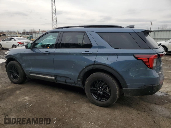 2025 Ford Explorer Active with VIN 1FMUK8DH4SGA39867, listed as a Copart auction lot 46553285 with 5,876 mi miles and Salvage Title. Bid and sale history available at carsss.com. Image 2.