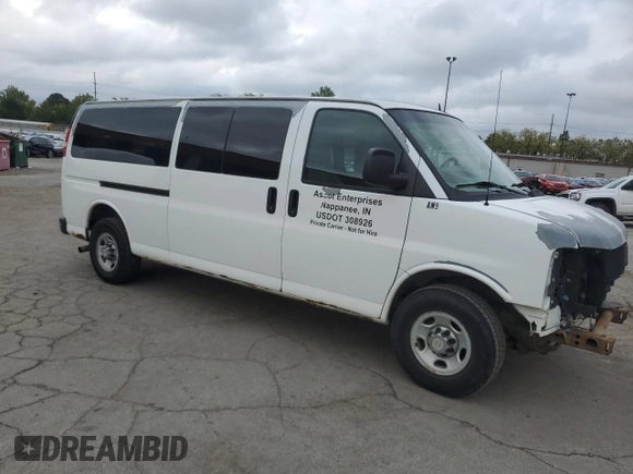 2012 Chevrolet Express Passenger 1LT z VIN 1GAZG1FA7C1125691, wystawiony jako Copart lot #72529024 z przebiegiem 256 684 mil mil oraz Szkoda całkowita • Salvage title. Historia ofert i sprzedaży dostępna na DreamBid. Obrazek 4.