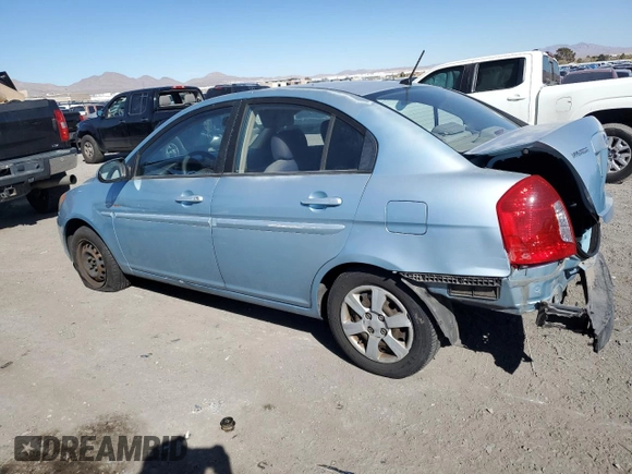 2006 Hyundai Accent GLS with VIN KMHCN46C76U053685, listed as a Copart auction lot 46544965 with 288,694 mi miles and Salvage Title. Bid and sale history available at carsss.com. Image 2.