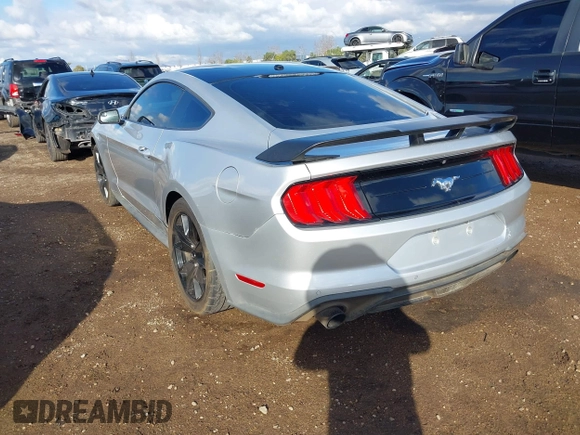2019 Ford Mustang EcoBoost with VIN 1FA6P8TH5K5151692, listed as a IAAI auction lot 41414802 with 72,793 mi miles and . Bid and sale history available at carsss.com. Image 3.