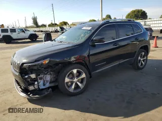 2019 Jeep Cherokee Limited with VIN 1C4PJLDX5KD110722, listed as a Copart auction lot 41360305 with 79,347 mi miles and Salvage title. Bid and sale history available at DreamBid. Image 1.