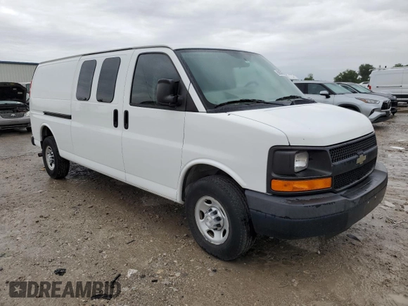2015 Chevrolet Express Cargo z VIN 1GCZGUCG4F1264179, wystawiony jako Copart lot #58852475 z przebiegiem 294 776 mil mil oraz Czysty tytuł • Clean title. Historia ofert i sprzedaży dostępna na DreamBid. Obrazek 4.