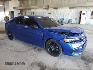 2023 Honda Civic Sport with VIN 2HGFE2F56PH562387, listed as a Copart auction lot 58408355 with 27,060 mi miles and Salvage title. Bid and sale history available at DreamBid. Image 4.