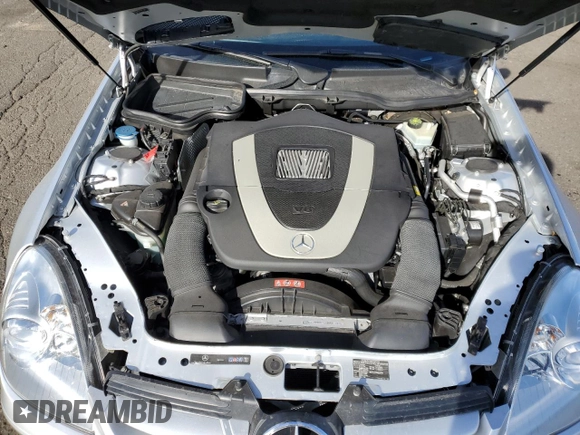 2008 Mercedes-Benz SLK-Class 3.0L with VIN WDBWK54F08F187697, listed as a Copart auction lot 47500965 with 111,885 mi miles and Salvage Title. Bid and sale history available at carsss.com. Image 11.