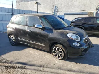 2014 FIAT 500L Lounge with VIN ZFBCFACH7EZ009822, listed as a Copart auction lot 78834114 with 73,274 mi miles and Salvage Title. Bid and sale history available at carsss.com. Image 4.