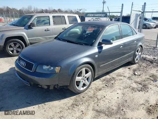 2005 Audi A4 3.0L with VIN WAULT68E35A006168, listed as a IAAI auction lot 41843262 with 125,218 mi miles. Bid and sale history available at carsss.com. Image 2.