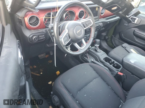 2021 Jeep Wrangler Unlimited Rubicon с VIN 1C4HJXFN6MW652765, выставлен на аукционе Copart как лот 81967164 с пробегом 52 380 миль миль и Списание • Salvage title. История ставок и продаж доступна на DreamBid. Изображение 8.