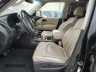 2017 Nissan Armada Platinum with VIN JN8AY2NE4H9704307, listed as a Copart auction lot 85791644 with 79,712 mi miles and Salvage Title. Bid and sale history available at carsss.com. Image 7.