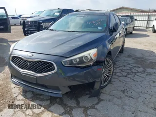 2015 Kia Cadenza Premium with VIN KNALN4D76F5195656, listed as a IAAI auction lot 41803974 with 107,734 mi miles. Bid and sale history available at carsss.com. Image 17.