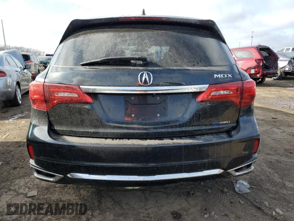 2019 Acura MDX Sport Hybrid w/Technology Pkg with VIN 5J8YD7H51KL001211, listed as a Copart auction lot 83173544 with 83,942 mi miles and Salvage Title. Bid and sale history available at carsss.com. Image 6.
