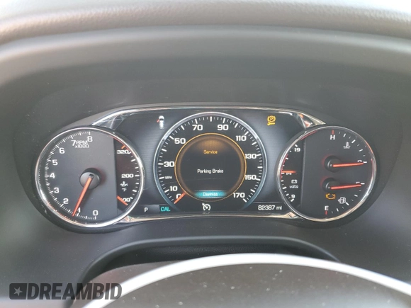 2019 GMC Acadia Denali with VIN 1GKKNXLS6KZ185903, listed as a Copart auction lot 54193765 with 82,387 mi miles and Salvage Title. Bid and sale history available at carsss.com. Image 9.