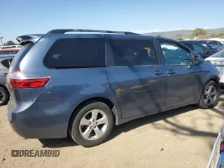 2016 Toyota Sienna LE AAS with VIN 5TDKK3DC8GS744252, listed as a Copart auction lot 48638345 with 92,499 mi miles and Salvage Title. Bid and sale history available at carsss.com. Image 3.