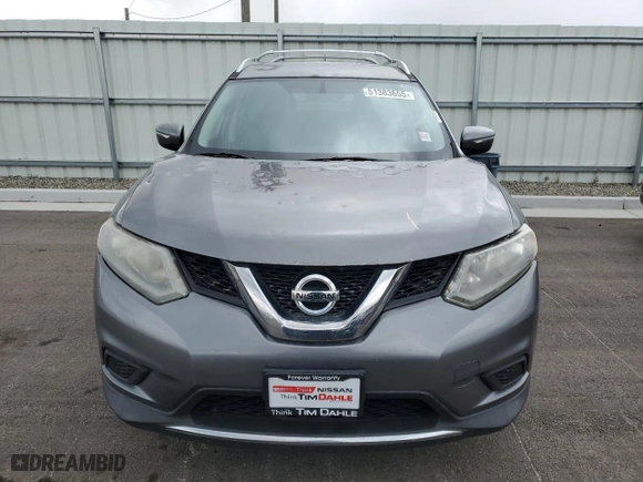 2015 Nissan Rogue SV with VIN KNMAT2MV0FP513701, listed as a Copart auction lot 51383655 with 121,675 mi miles and Clean Title. Bid and sale history available at carsss.com. Image 5.