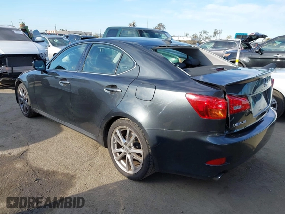 2008 Lexus IS 250 with VIN JTHBK262482061812, listed as a IAAI auction lot 41857127 with 129,361 mi miles and . Bid and sale history available at DreamBid. Image 3.