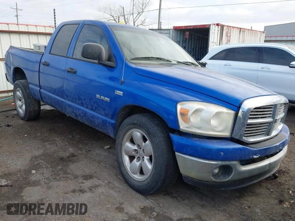 2008 Dodge Ram 1500 SLT with VIN 1D7HA18248S579155, listed as a IAAI auction lot 41412642 with 177,128 mi miles. Bid and sale history available at carsss.com. Image 1.