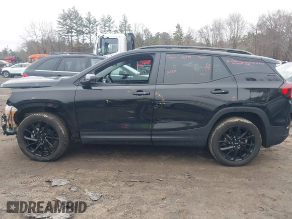 2024 GMC Terrain SLE with VIN 3GKALTEG3RL320792, listed as a IAAI auction lot 41698337 with 16,683 mi miles and . Bid and sale history available at DreamBid. Image 15.