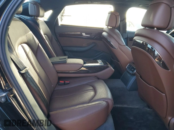 2015 Audi A8 L 3.0T with VIN WAU3GAFD1FN017875, listed as a Copart auction lot 88210815 with 124,720 mi miles and Salvage Title. Bid and sale history available at carsss.com. Image 10.